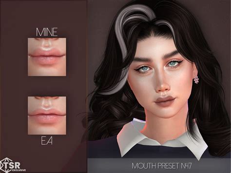 The Sims Resource Mouth Preset N47