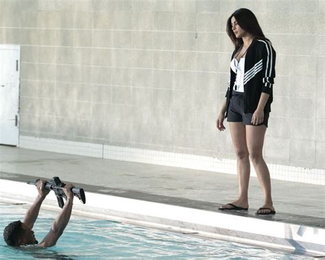 Priyanka Chopras White Swimsuit In Quantico Popsugar Fashion