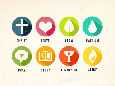 Church Icons | Church icon, Church branding, Church logo