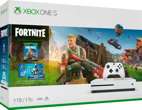 Best Buy Microsoft Xbox One S 1tb Fortnite Bundle With 4k Ultra Hd Blu