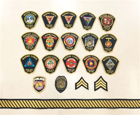 01 Mccle Embroidered Patches Emblems Cal Uniforms