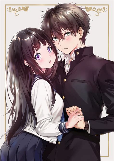 Chitanda Eru And Oreki Houtarou Hyouka Drawn By Meryyangmalgage