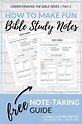 How To Take Fun Bible Study Notes - | Bible study notes, Bible study ...