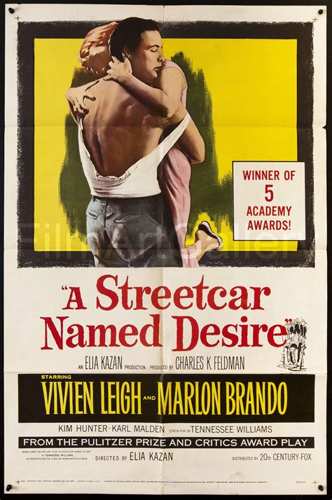 A Streetcar Named Desire Vintage Movie Poster