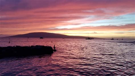 Maui Sunset At Lahaina Harbor Rmaui