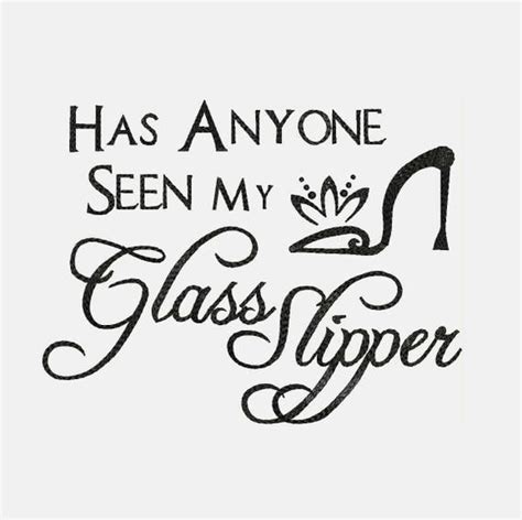 Has Anyone Seen My Glass Slipper Machine Embroidery Designs Etsy