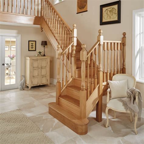 Classic Oak Staircase Design Neville Johnson