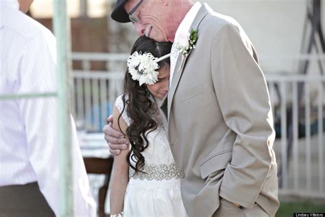 Cancer Stricken Dad Walks 11 Year Old Down The Aisle Because He Wont