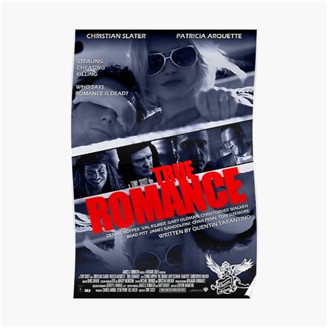 True Romance Poster For Sale By Handerbrowe Redbubble