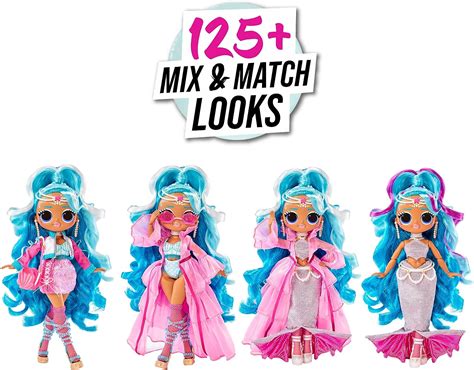 Buy Lol Surprise Omg Queens Splash Beauty Fashion Doll With 125 Mix And Match Looks Including