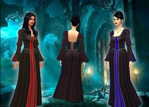 Vampire Gowns Vampire Dress Sims 4 Dresses Vampire Gown