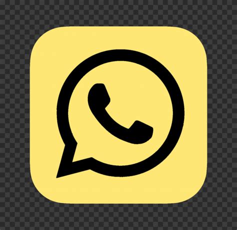 Round Circle Yellow Vector Clipart Whatsapp Icon Png Citypng