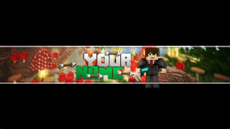 Minecraft Youtube Banner Template Effectzvoid