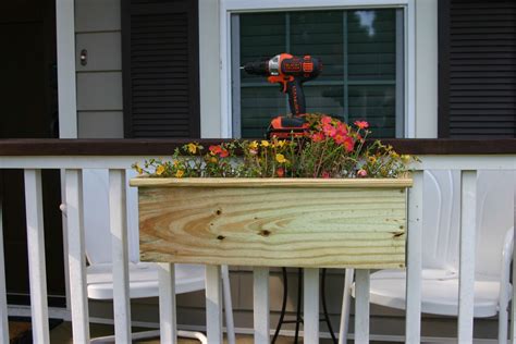 DIY planter box for your front porch! | Diy planter box, Planter boxes, Window planter boxes