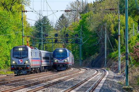 Composite Of Both Of The Septa And Amtrak Acs64 Taken 10 15 Minutes