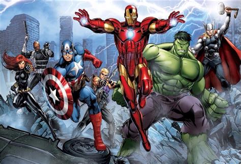 7x5ft Super Hero Avengers Iron Man Hulk Captain America Custom Photo