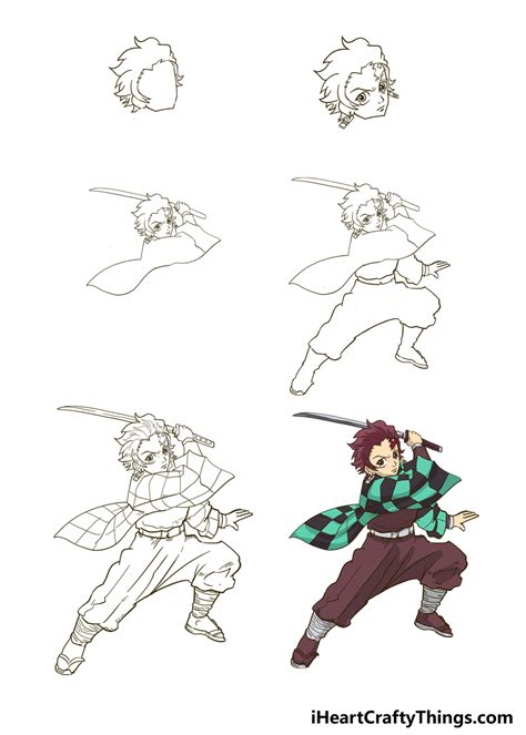 How To Draw Demon Slayer Step By Step 2023