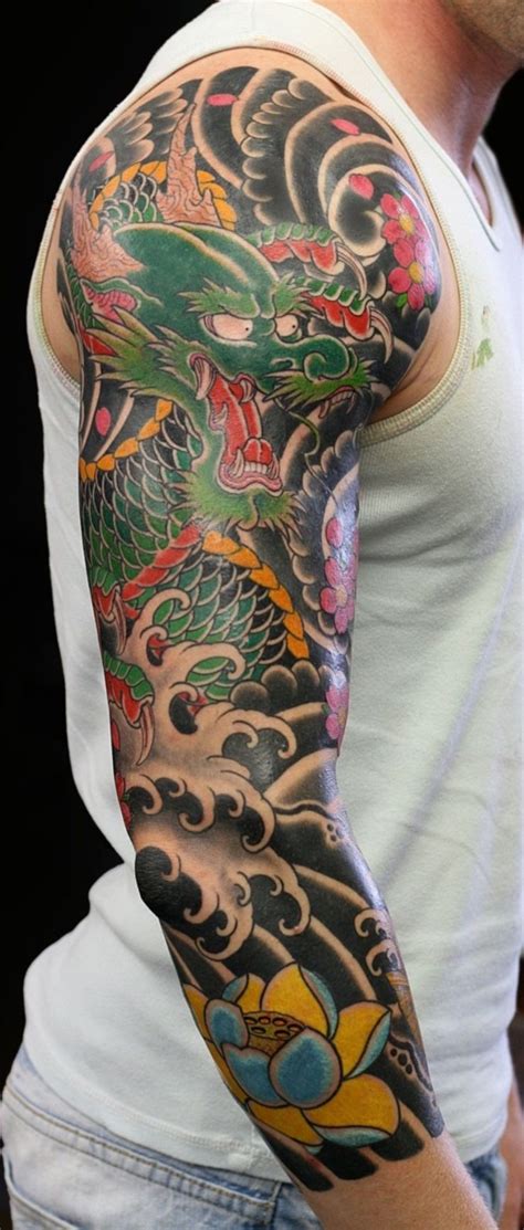 Japanese Tattoos Tattoofan Dragon Sleeve Tattoos Japanese Sleeve