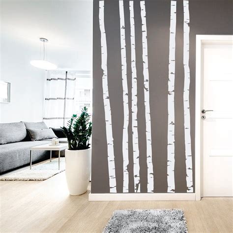 Birch Tree Trunk Wall Decal In 2021 Birch Tree Wallpaper Birch Tree