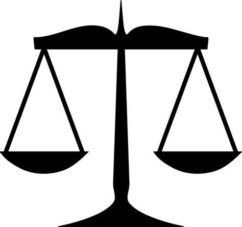 Public Domain Clip Art Image Scales Of Justice Id 13548611416984