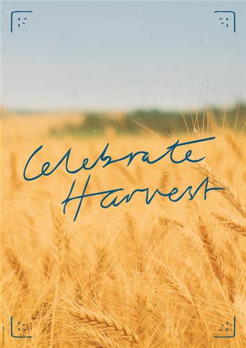 Celebrate The Harvest Christian Posters Great Designs With A Simple