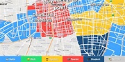 Santiago Neighborhood Map