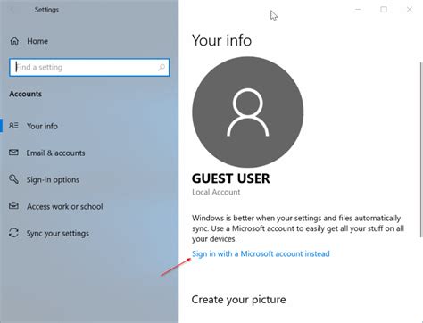 How To Switch From Local Accounts To Microsoft Accounts In Windows 10