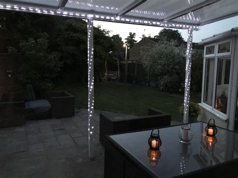 Garden Canopy With Lighting Lumac Canopies