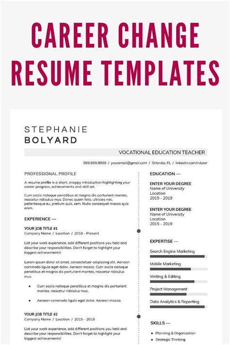 How To Write A Resume For A Career Change Coverletterpedia