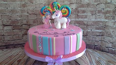 Lollypops Fairy And Unicorn Cake Cake By Milkmade Cakesdecor