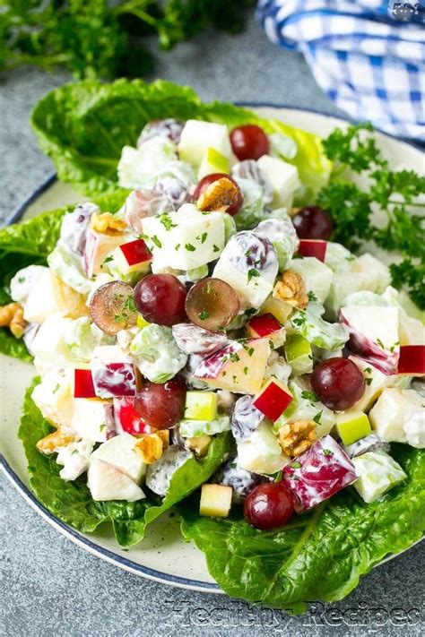 How Do You Make Waldorf Salad Healthy Recipe Waldorf Salad Dinner