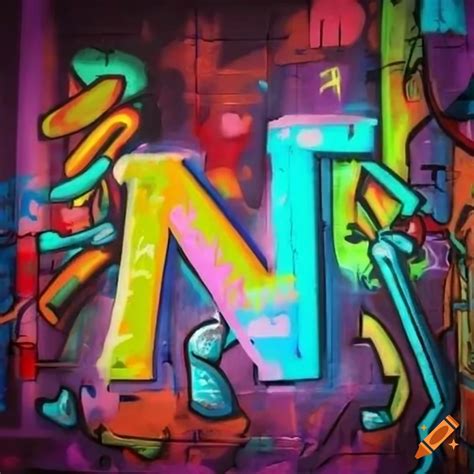The Letter N Graffiti On Craiyon