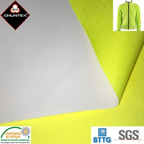 Waterproof Pu Laminated Ripstop 70d 190t Nylon Taffeta Garment Fabric