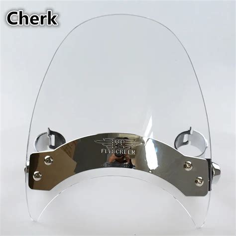 Motorcycle Windshield Windscreen 39mm Clamp Double Bubble Front Fork