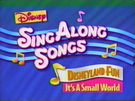 Disney Sing Along Songs Disneyland Fun Who Singing FleetJuli