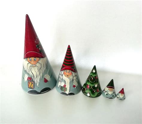 Large Christmas Gnomes Holiday Decor Gnome Figurine Swedish Etsy