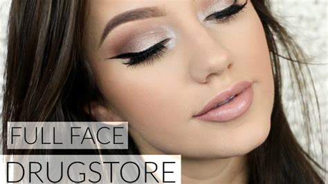 Full Face Drugstore Makeup Tutorial Jazzi Filipek Youtube