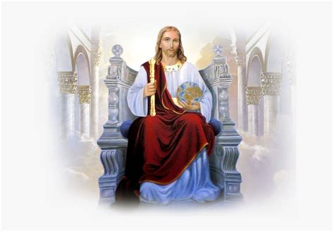 Jesus Christ The God Png Download King Jesus On The Throne