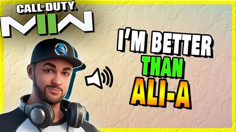 Ali A Wannabe Is The Most Noob Soldier In Cod Mwii Youtube