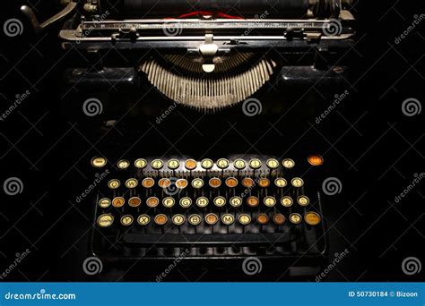 Vintage Typewriter Keyboard Stock Photo Image Of Nostalgia Classic