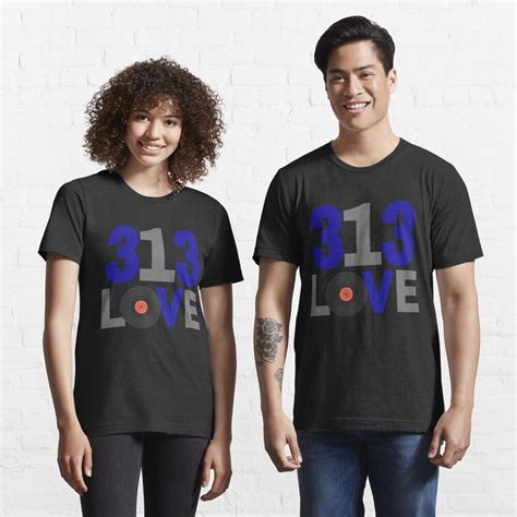 Detroit 313 Love T Shirt For Sale By Tinalanette Redbubble Detroit T Shirts 313 T Shirts