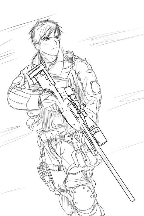 Army Soldier Drawing At Getdrawings Free Download