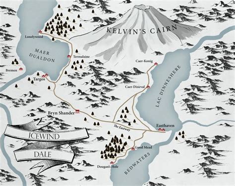 Icewind Dale Map Dndmaps Mappe