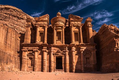 Petra Jordan Gorgeous Rose Red City And Wonder Of The World Ancient