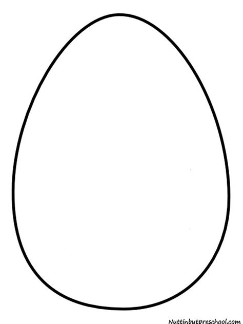 Easter Eggs Template Clipart Best