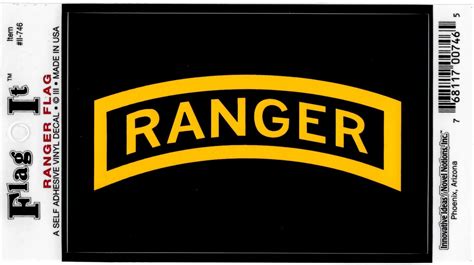 Army Ranger Decals Army Military