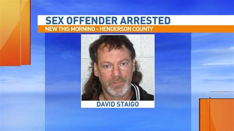 Convicted Sex Offender David Eugine Staigo Was Taken Into Custody