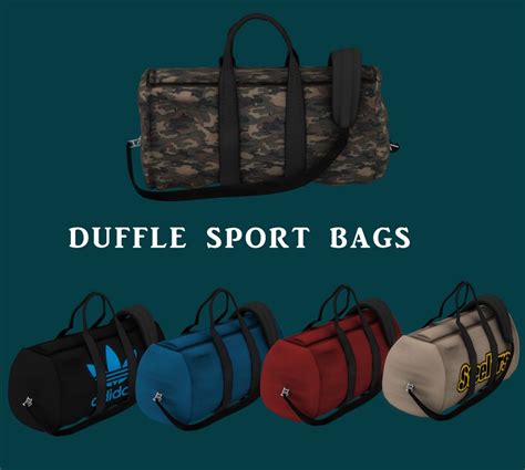 Duffle Bags New Sims Sims 4 Bags