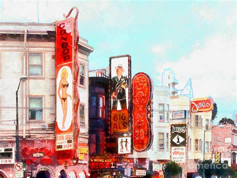 Strip Club Carol Doda Condor Broadway San Francisco Wcstyle Hor Photograph By