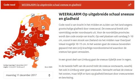 Een week waarin normaliter veel duitsers naar de stad groningen gaan. KNMI kondigt Code Rood af voor vrijwel heel Nederland ...
